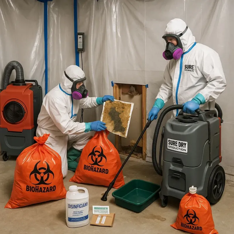Contaminated Water Handling Protocols process in Lamartine, WI